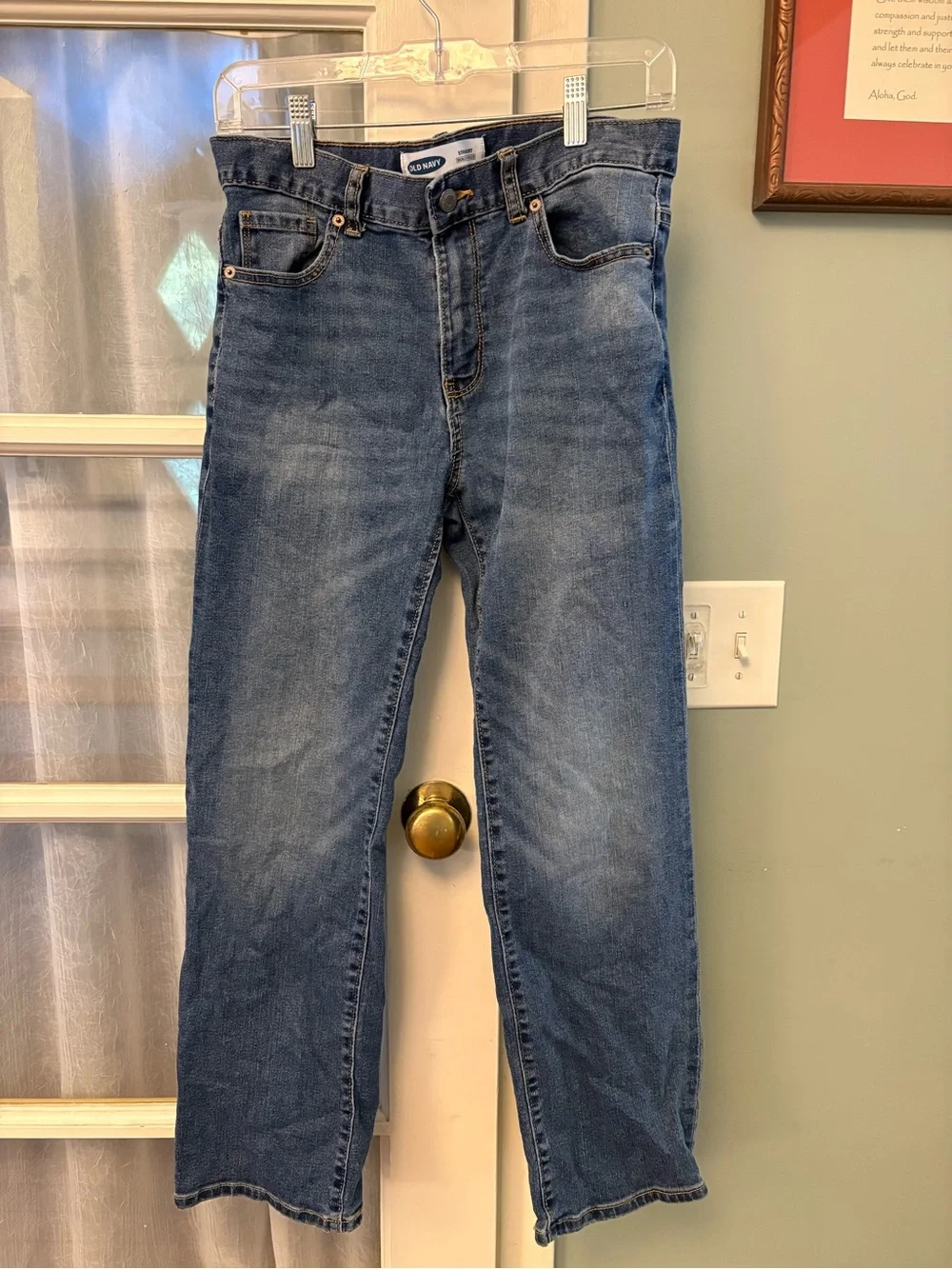 Old Navy Kids Blue Straight-Leg Jeans